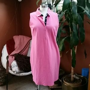 Talbots pink cover-up dress